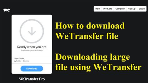 we transfer|wetransfer download.